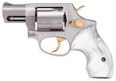 Taurus 85 38 Special 2" Ultra Lite Stainless Steel Gold /Pearl Grip 5 Round Revolver 2850029ULPRL